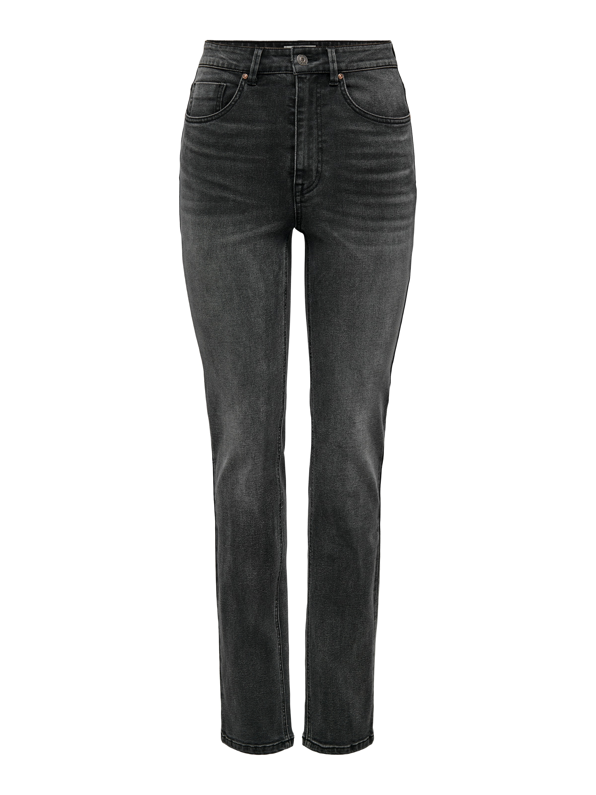 ONLY Liibuv Teksapüksid, värv must: eest vaates