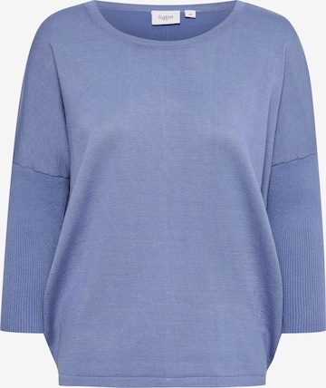SAINT TROPEZ Sweater 'Mila' in Blue: front