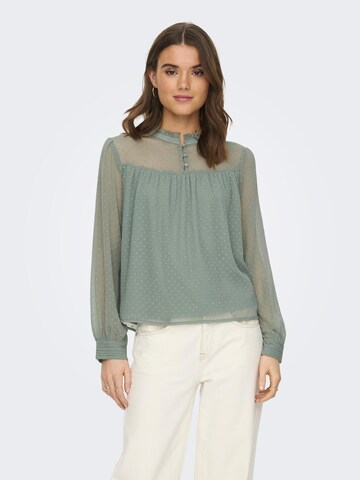 ONLY - Blusa 'Ana Elisa' em verde: frente