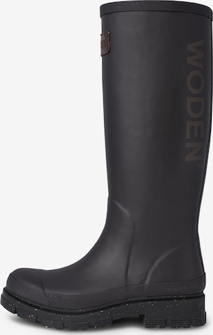 WODEN Gummistiefel in Schwarz: Vorderseite