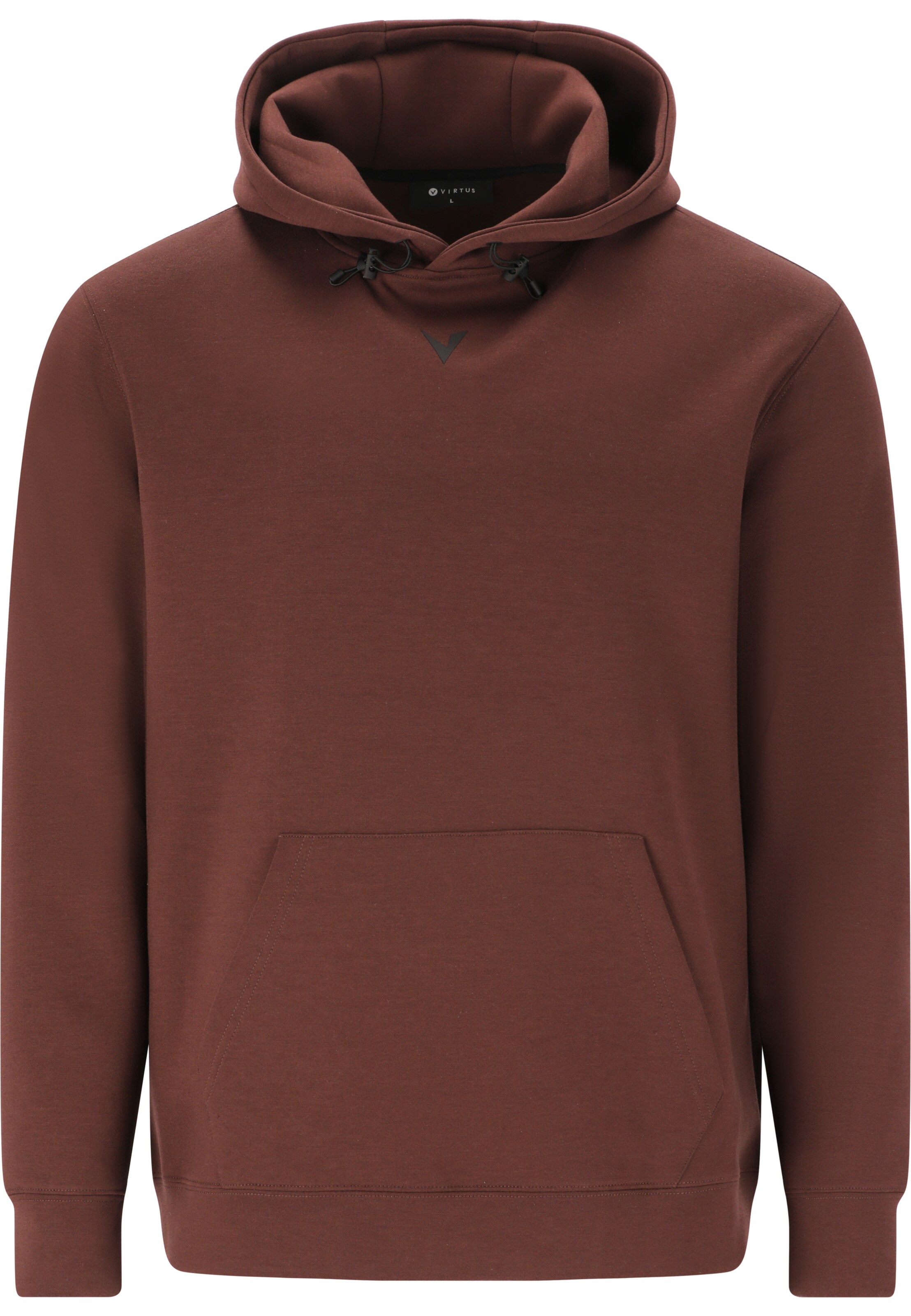 Virtus Sportsweatshirt 'Taro' in Braun: Vorderseite