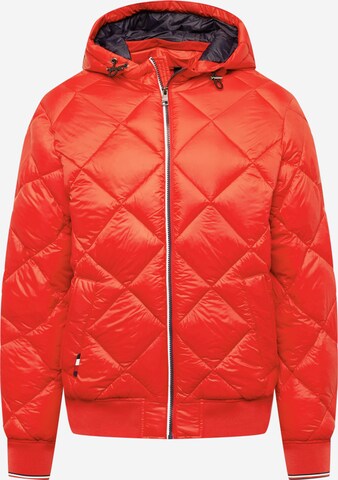 TOMMY HILFIGER Tussenjas 'Diamond' in Rood: voorkant