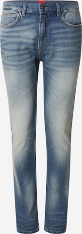 HUGOSlimfit Traperice '734' - plava boja: prednji dio