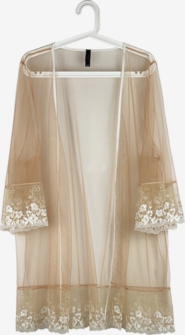 La Muel Lingerie Morgenmantel 'Morgenmantel' in Beige: Vorderseite