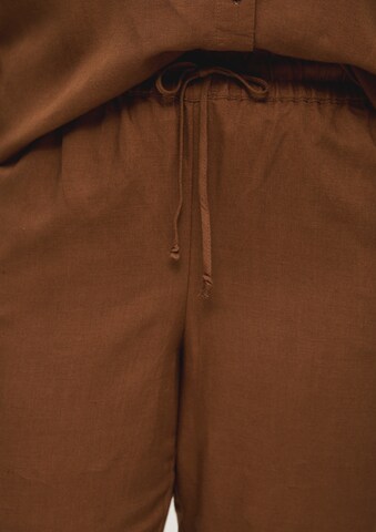 TRIANGLE Loose fit Pants in Brown