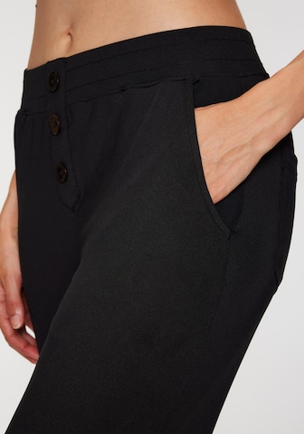 H.I.S Wide Leg Hose in Schwarz