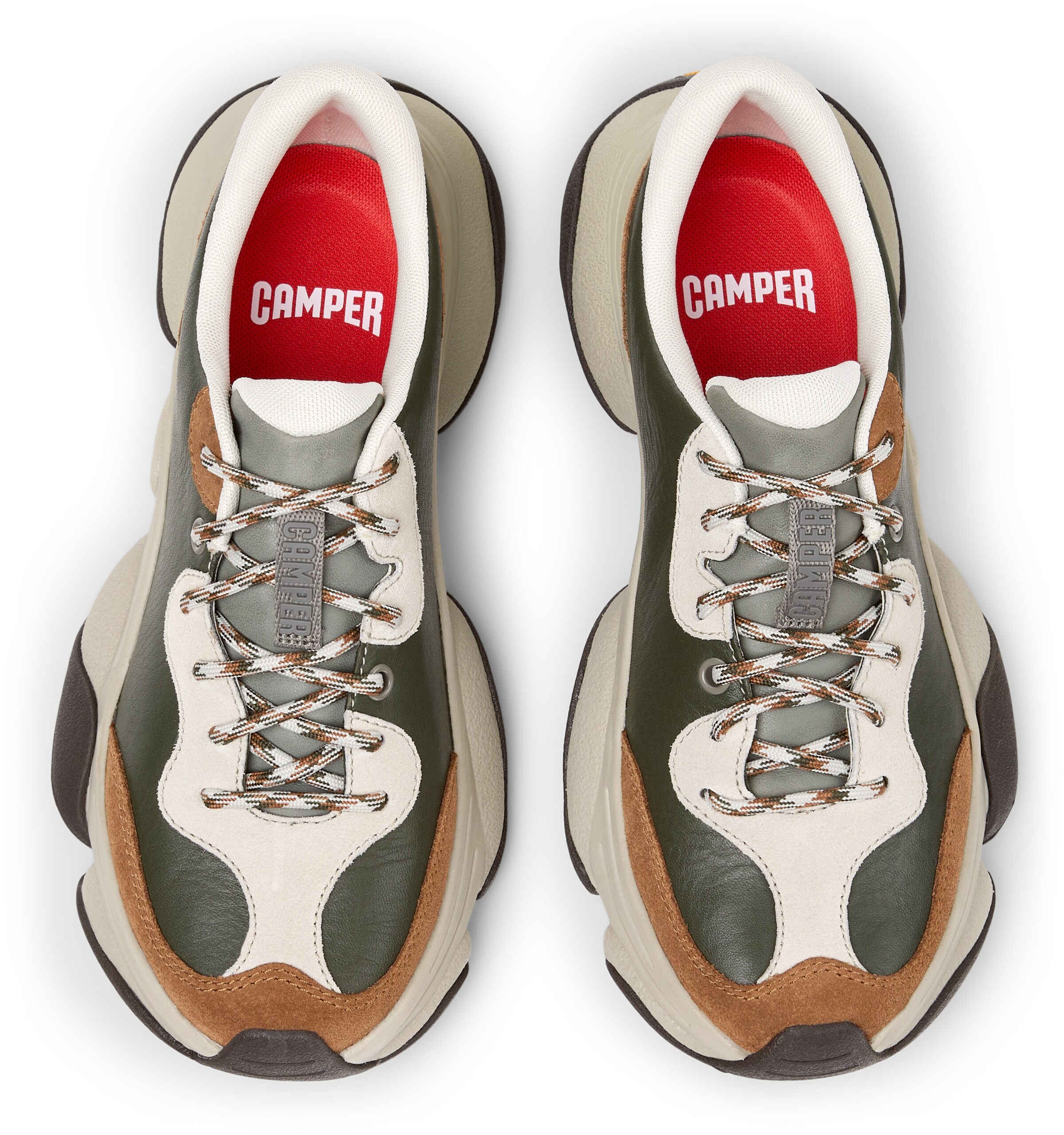 CAMPER Platform trainers 'Karst 2' in Green