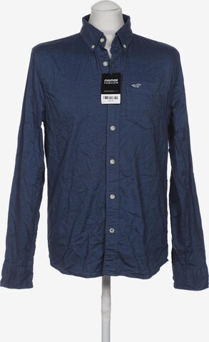 HOLLISTER Button Up Shirt in S in Blue: front