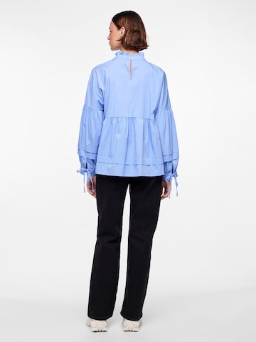 Camicia da donna 'Dula' di PIECES in blu