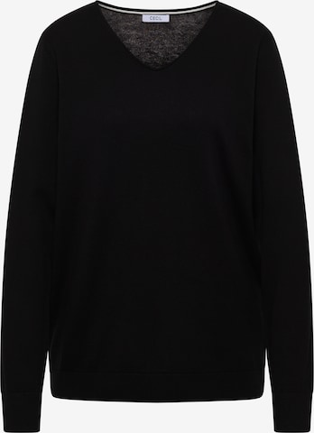CECIL Sweater in Black: front