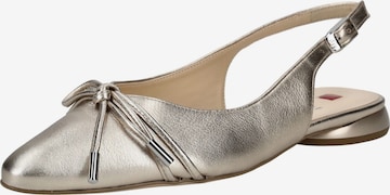 Ballerines à lanières 'Lotta' Högl en bronze : devant