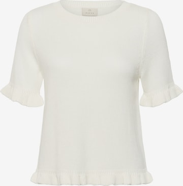 Kaffe Sweater 'Lindsay' in White: front