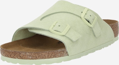 BIRKENSTOCK Mule 'Zürich VL' en vert clair, Vue avec produit