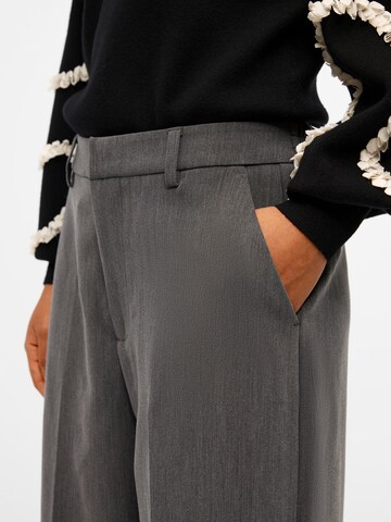 OBJECT Loosefit Bügelfaltenhose in Grau