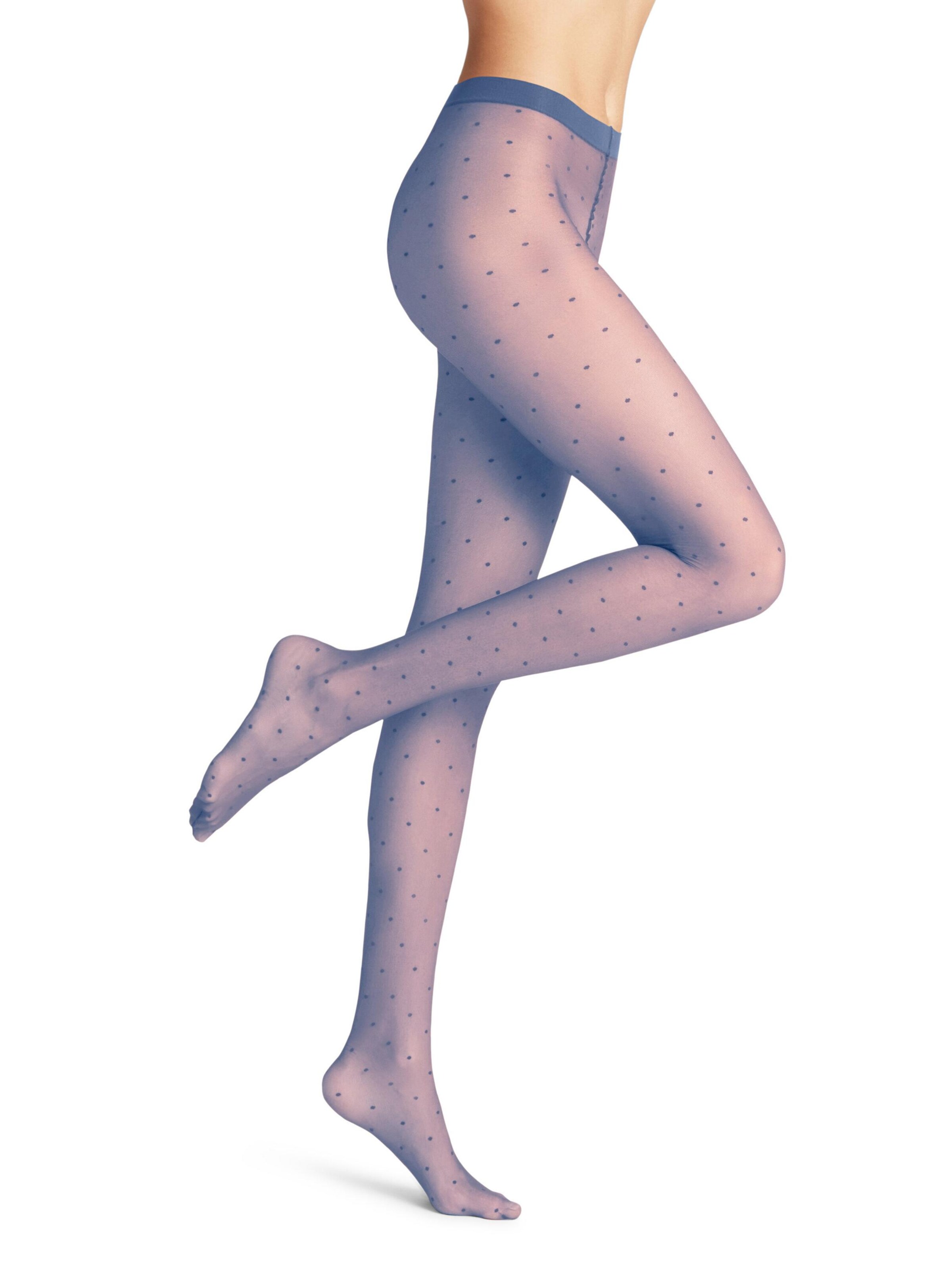 FALKE Tights 'Dot' in Blue