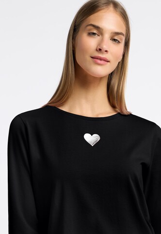 Frieda & Freddies NY Langarmshirt in Schwarz