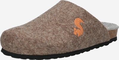 thies Hausschuh in dunkelbeige, Produktansicht