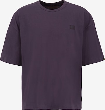 Tricou de la ALPHA INDUSTRIES pe mov: față