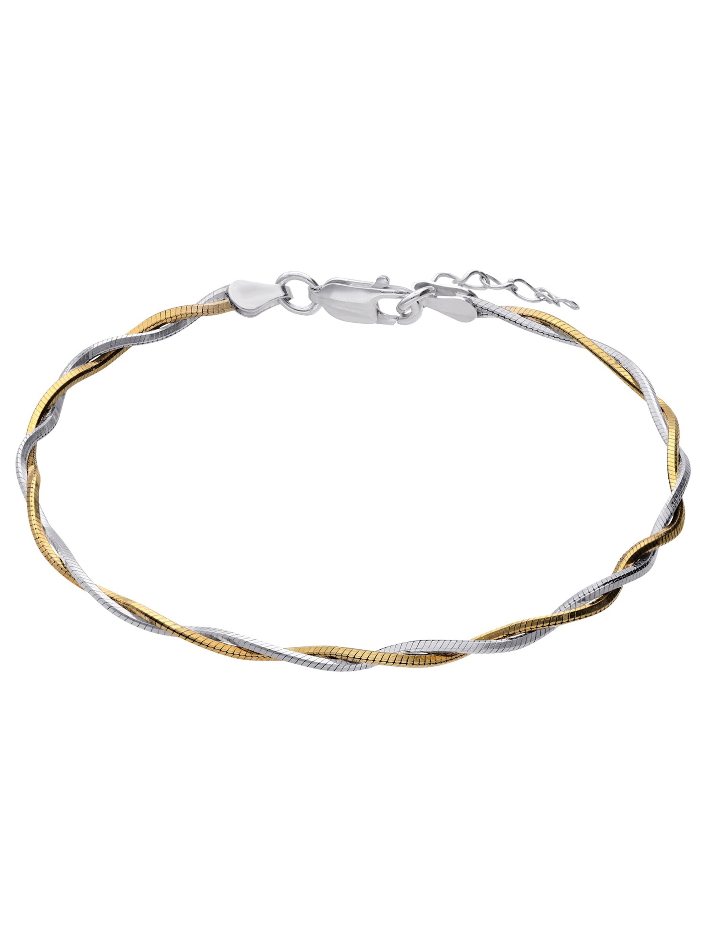 Lucardi Armband in gold / silber, Produktansicht