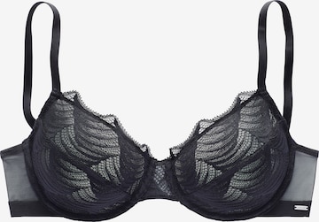 LASCANA T-shirt Bra in Black: front