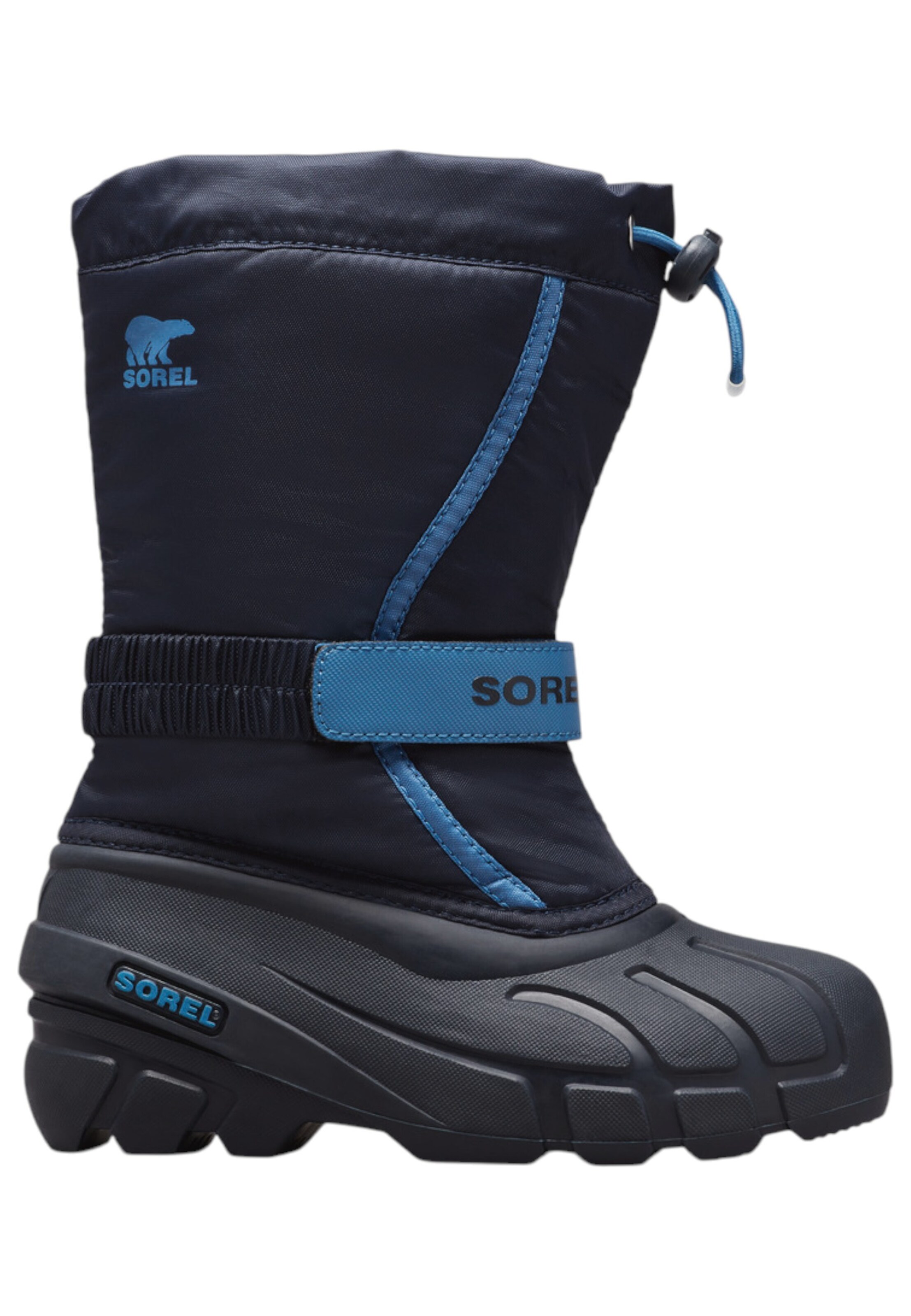 SOREL - Bota de neve 'Flurry' em azul: frente