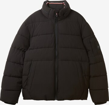 TOM TAILOR Winterjacke in Schwarz: predná strana