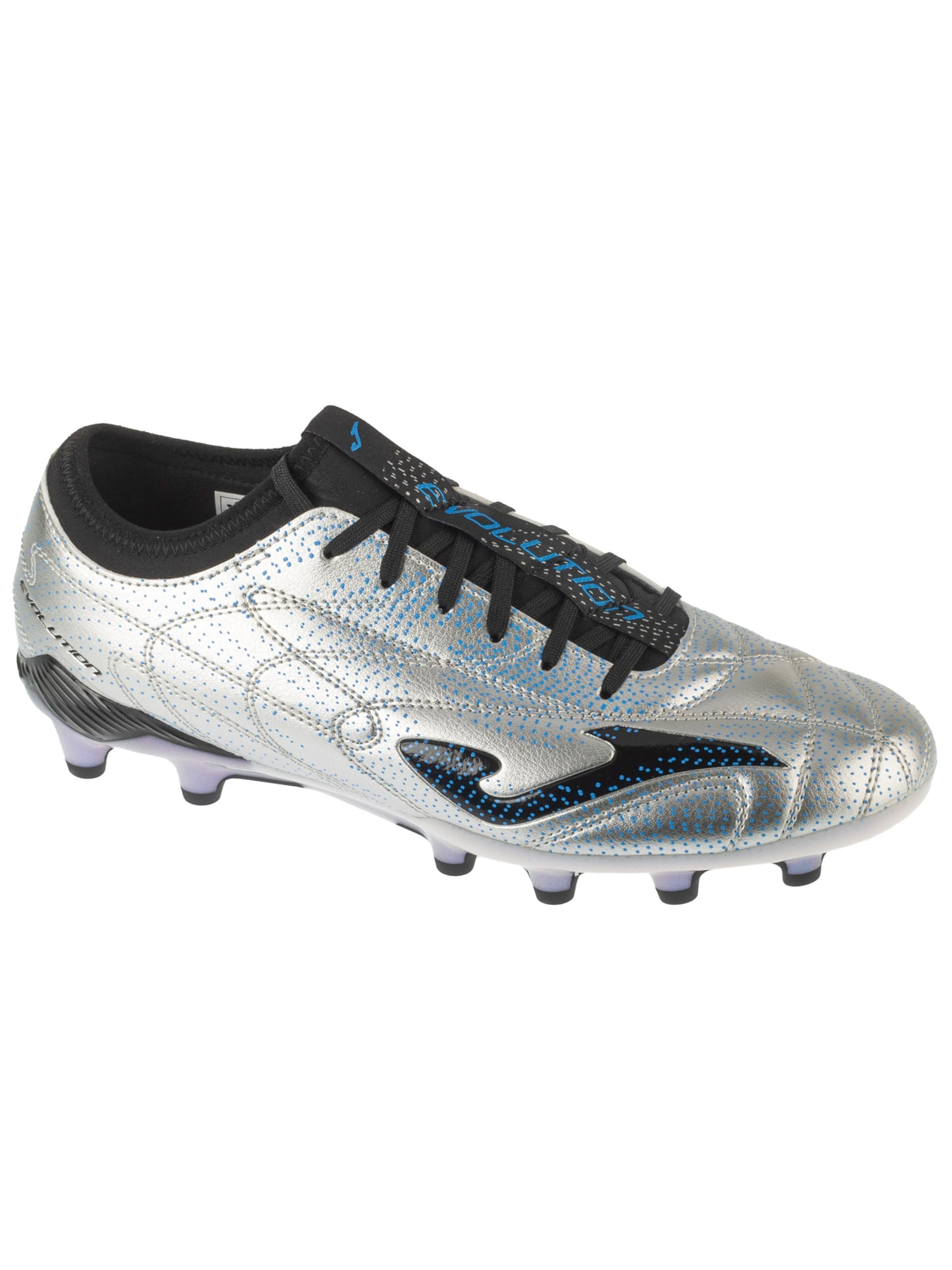 JOMA Soccer Cleats 'Evolution 25 EVOW FG' in Silver