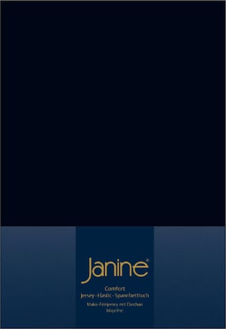 JANINE Spannbetttuch 'Janine' in Schwarz: Vorderseite