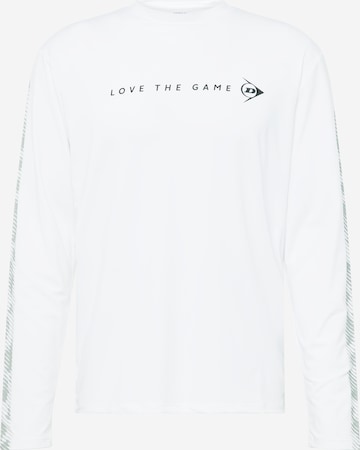 DUNLOP Performance shirt in White: front