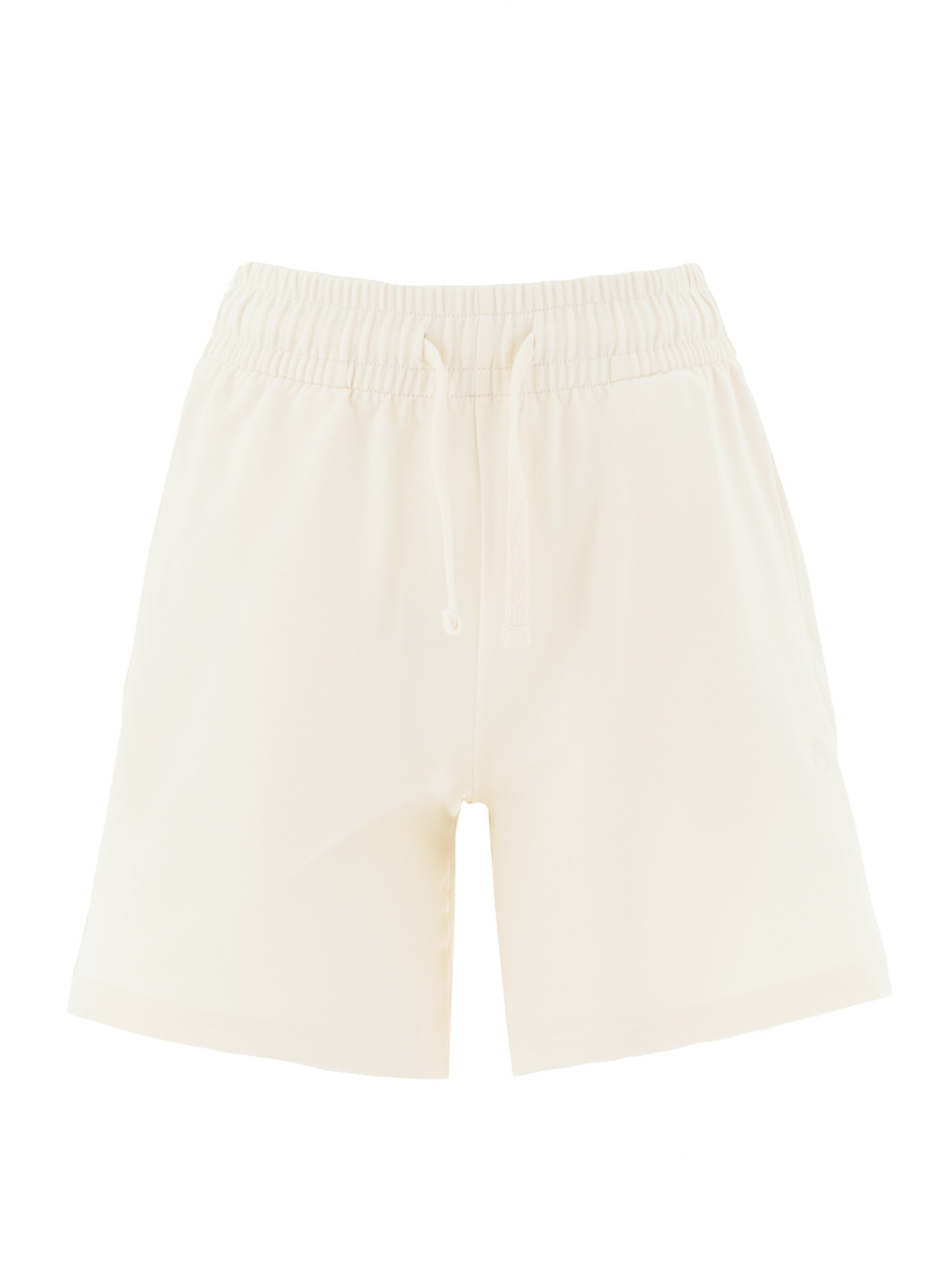 Organication Regular Shorts in Weiß: Vorderseite