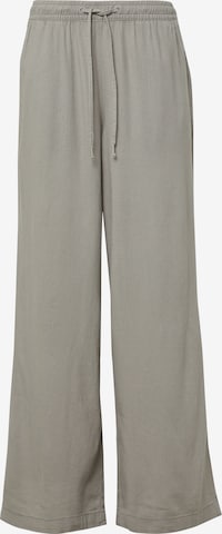 QS Wide leg Pants in Grey: front