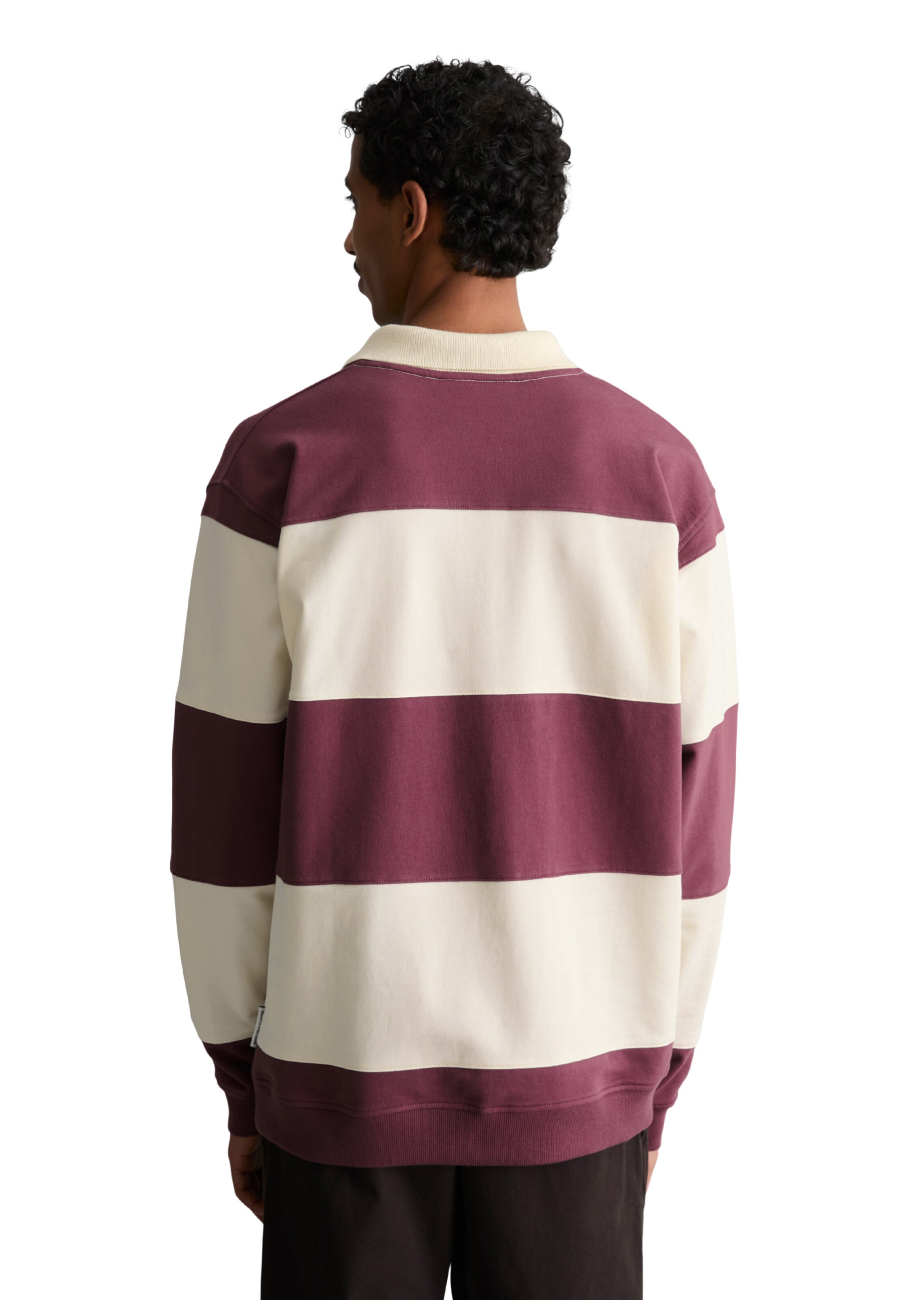 Marc O'Polo DENIM Sweatshirt in Lila: Rückseite