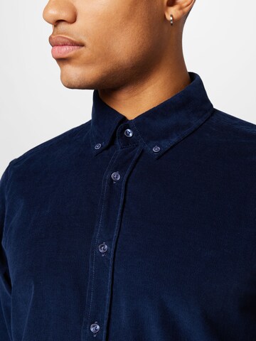 STRELLSON Regular fit Button Up Shirt in Blue