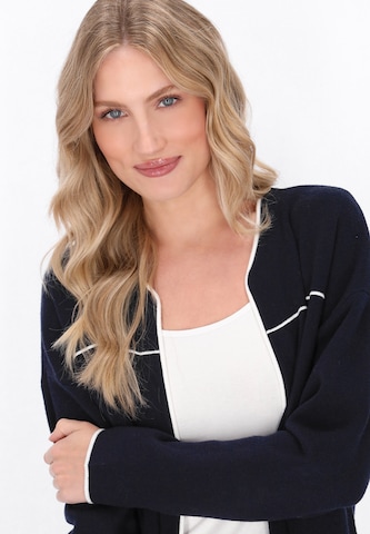 DreiMaster Maritim Gebreid vest in Blauw