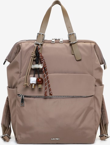 Suri Frey Backpack ' SFY Sandey ' in Beige: front