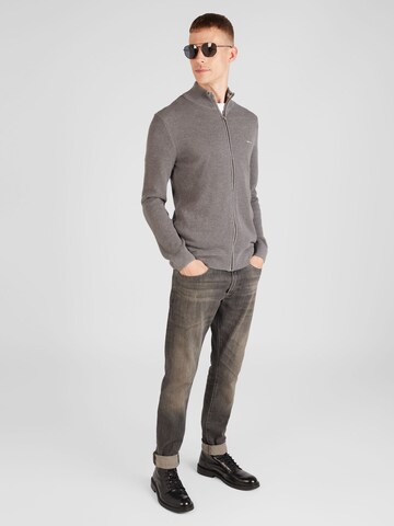 GANT Knit Cardigan in Grey