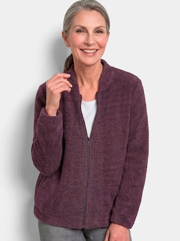 Veste mi-saison Goldner en violet : devant