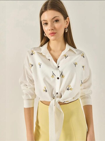 Camicia da donna di Bianco Lucci in bianco