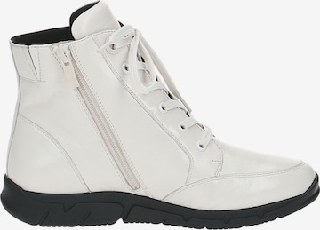 CAPRICE Lace-Up Ankle Boots in White