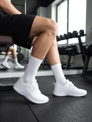 sockenkauf24 Athletic Socks in White