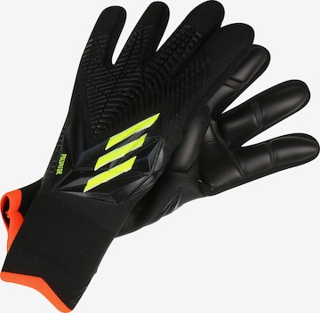 ADIDAS PERFORMANCE Athletic Gloves in Black: front