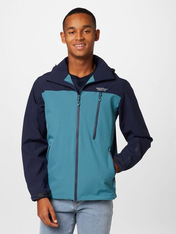 Veste outdoor 'Delton' Weather Report en bleu : devant