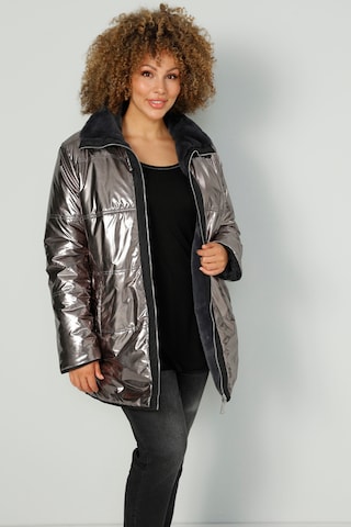 MIAMODA Between-Season Jacket in Grey: front