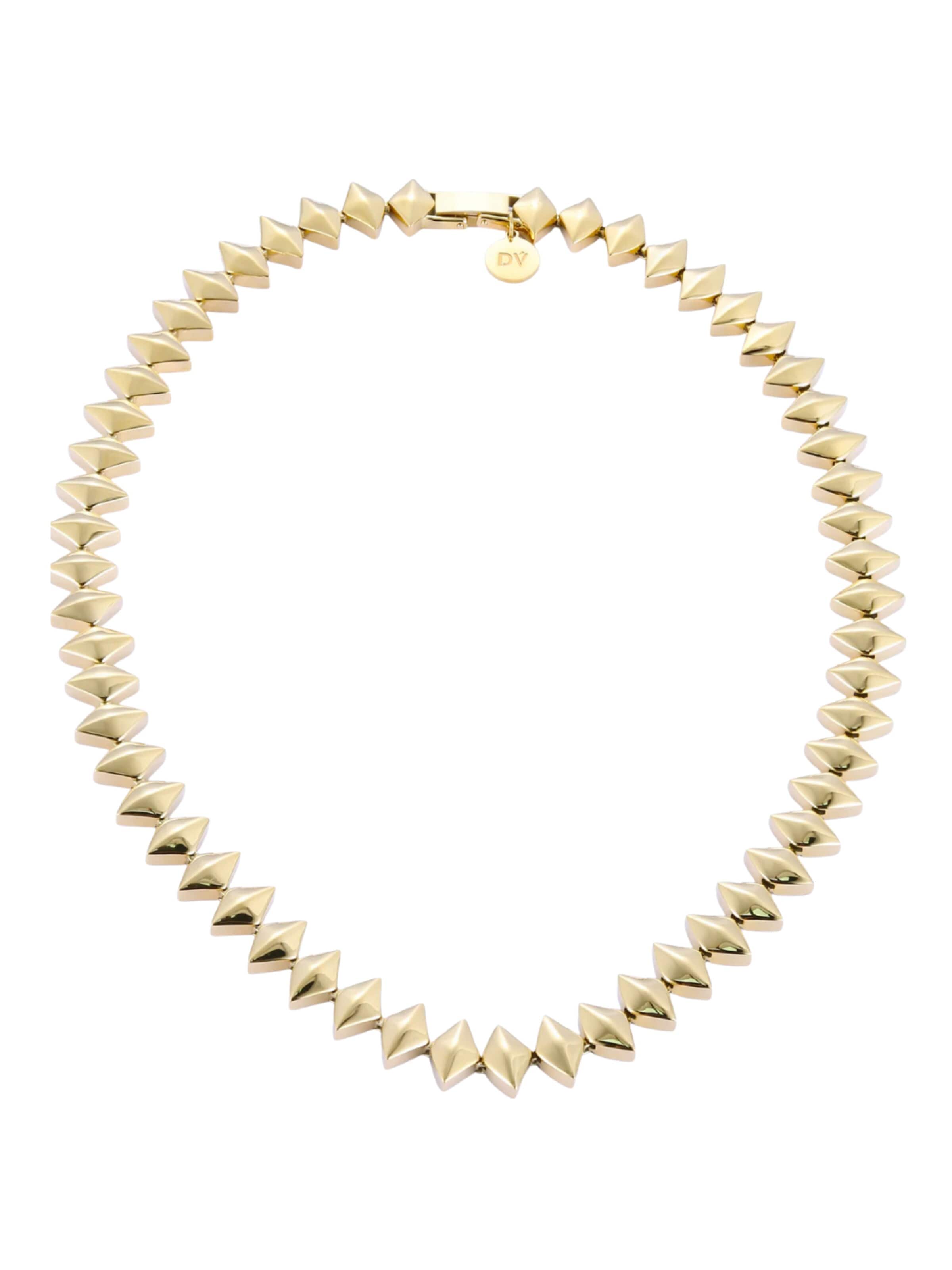 Divé Jewellery Necklace 'Edgy' in Gold: front