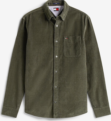 Tommy Jeans Hemd in Grün: Vorderseite