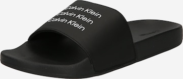 Calvin Klein Mules 'ALBERT' in Black: front