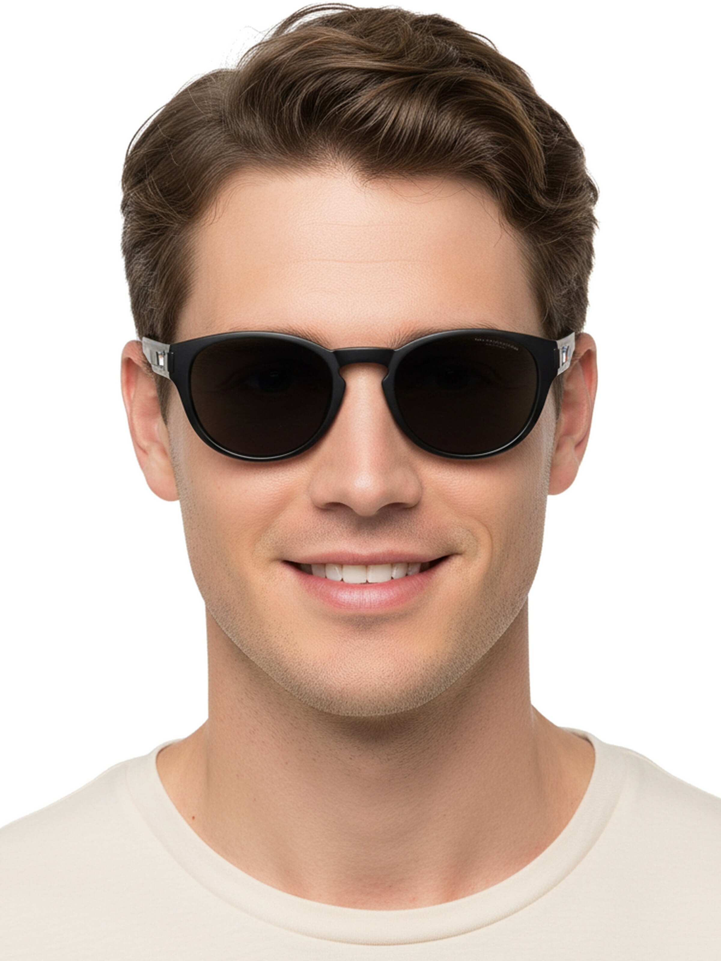 TOMMY HILFIGER Sonnenbrille in Schwarz: Vorderseite