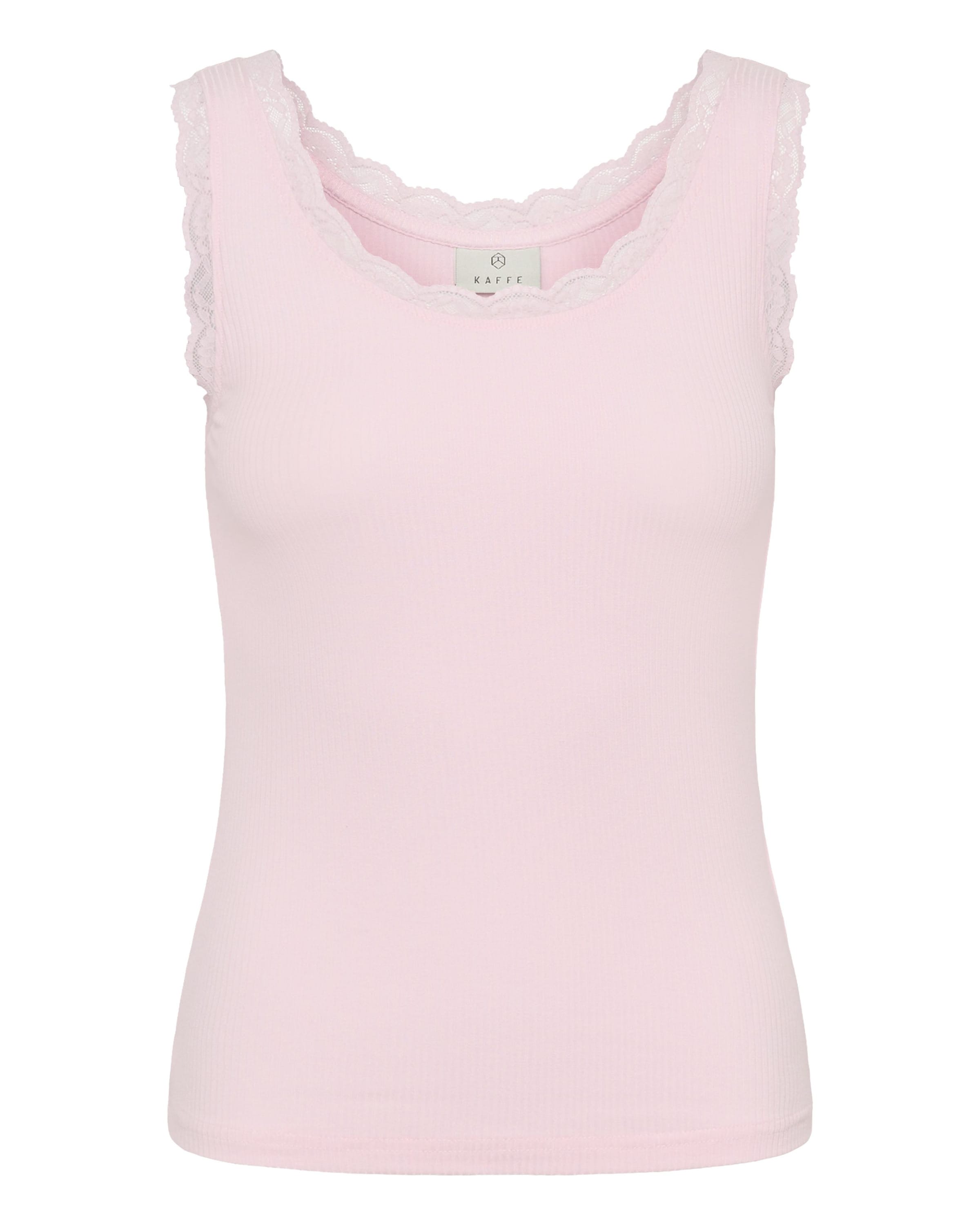 Kaffe Jerseytop 'KAomi' in Pink: Vorderseite