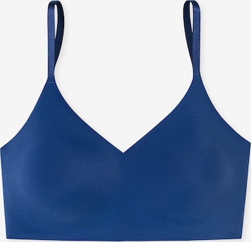 SCHIESSER Bra ' Invisible Soft Padded ' in Blue: front
