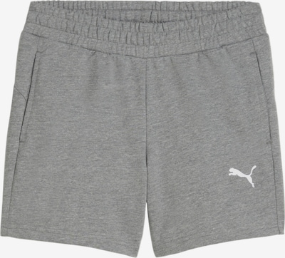 PUMA Workout Pants 'teamGOAL' in Grey / White, Item view